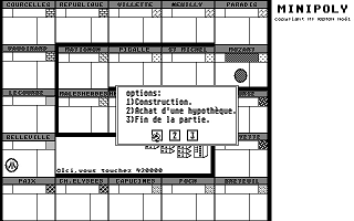 Minipoly atari screenshot